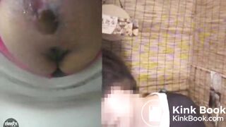 SCAT - Asian girls pooping in the toilet 7