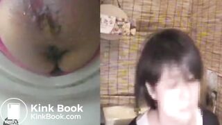SCAT - Asian girls pooping in the toilet 7