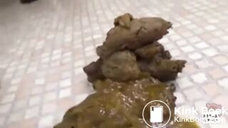 SCAT - Asian girls pooping in the toilet 3