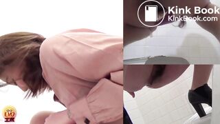 SCAT - Asian girls pooping in the toilet 5