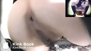 SCAT - Asian girls pooping in the toilet 5
