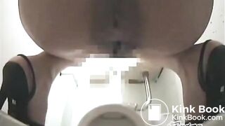 SCAT - Asian girls pooping in the toilet 7