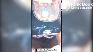 SCAT - Asian girls pooping in the toilet 8
