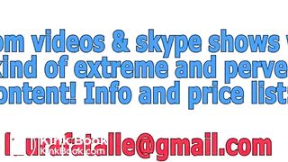 SCAT - Sexy girls Pooping 8