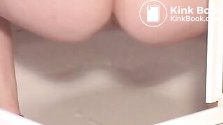 Tight womens asses pooping in public toilets