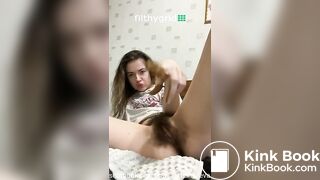 Teen hairy scat