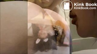 Chinese Scat Slut eats it all