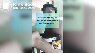 Str8 twink fed me his poop and made drink his piss