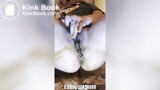 Anal play with my whole body full of poo @scatdark