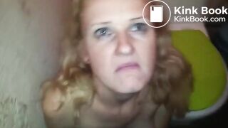 Original title: My kinky wife swallows shit from a