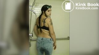 Girl Shits Her Pants - BDSM Scat Pooping & Peeing