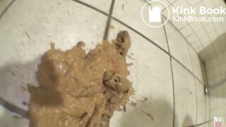 Asian explosive diarrhea in a public toilet