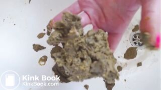 Dirty Lena shity anal with tasting poo