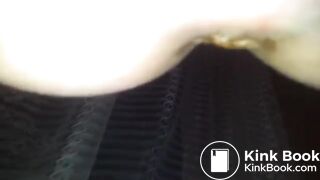 Original title: My toilet girl cleans shitty ass