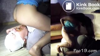 SCAT - Shits in boyfriends mouth