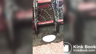 Valentina shitting scat tranny pooping in dish