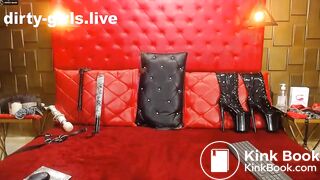 Dirty with shit eating, pee and vomit in the red r