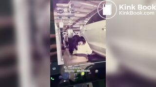 Chinese girl poops outside car