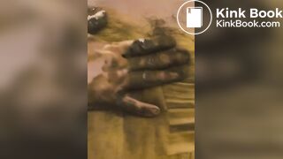 Smearing piss, shit and sweaty