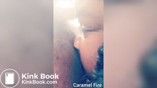 Cleaning his asshole