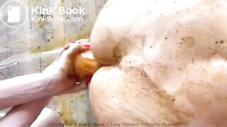 Lesbian poop party.Lesbian scat party.