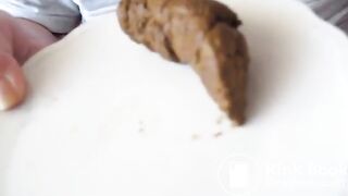 old man sucking a turd