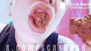 Getting out my shit with octopus dildo @scatdark