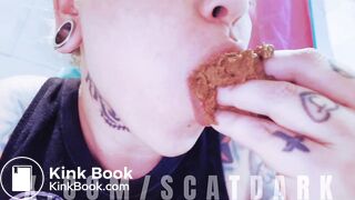 Getting out my shit with octopus dildo @scatdark