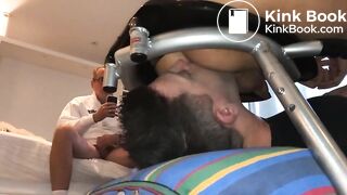 a bottom shit eater for 2 tops