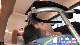 a bottom shit eater for 2 tops