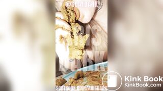 Awesome shit and I taking in my mouth @scatdark