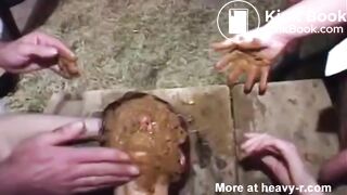 This toilet has a lick-cleaning function.