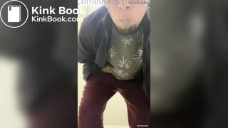 guy eats shit from toilet