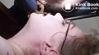 This toilet has a lick-cleaning function.