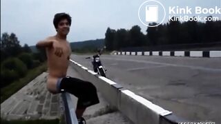 Shitting Over On The Bridge