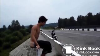 Shitting Over On The Bridge