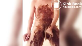 scat twink smears and eats