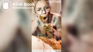 Scat handjob and blowjob @scatdark @dirtyanalscat