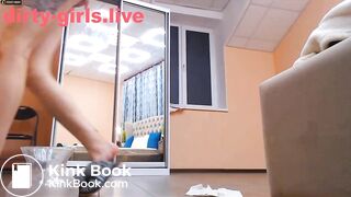 Ukraine teen playing with shit in body