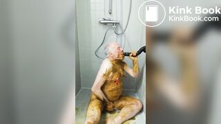 perverted satan slave takes a scat treatment