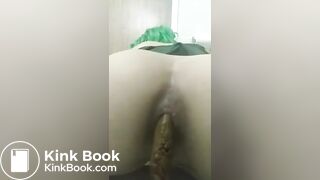 Taking a nice shit in the toilet (no sound)