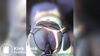 Sissy on XTC shits on dildo, solo pnp