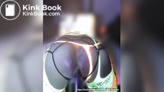 Sissy on XTC shits on dildo, solo pnp