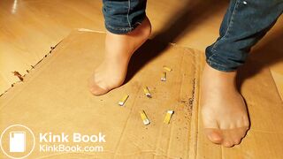 Pantyhose Asian Bitch Crush Cigarette