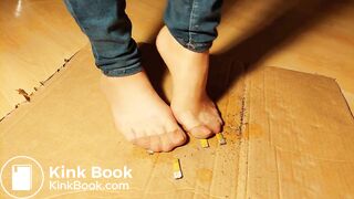 Pantyhose Asian Bitch Crush Cigarette