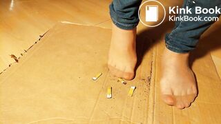 Pantyhose Asian Bitch Crush Cigarette