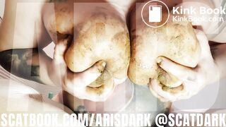 Shitty white stockings @scatdark