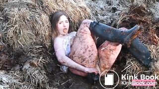 French Scat in a MANURE pile????44#