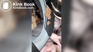 Porta potty scat slut