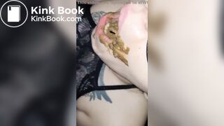 Porta potty scat slut